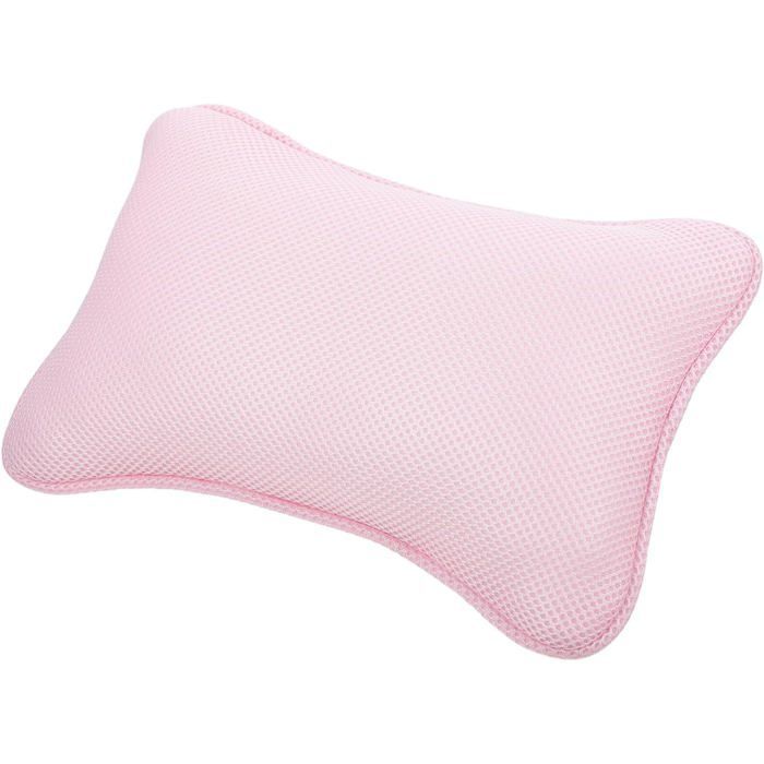 Cuscino da bagno gonfiabile in rete, accessorio spa per il supporto della testa e il relax.