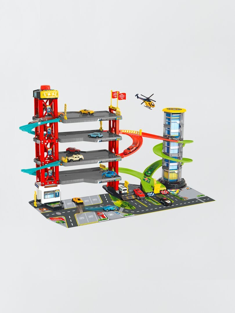 Autocircuit en garage - Meerkleurig
