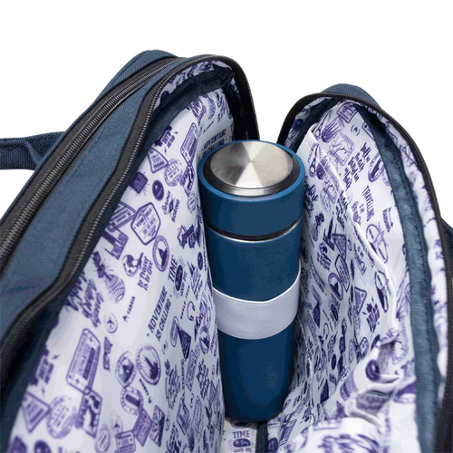 Cabaia Reykjavik blue laptop bag