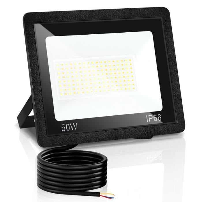 Proyector LED - Hengda - 50W - IP66 - 3 colores - Aluminio y cristal templado