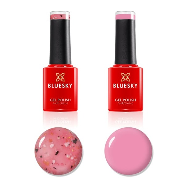 Bluesky Gel Polish Mini Duo - Květinový gel - Růžový
