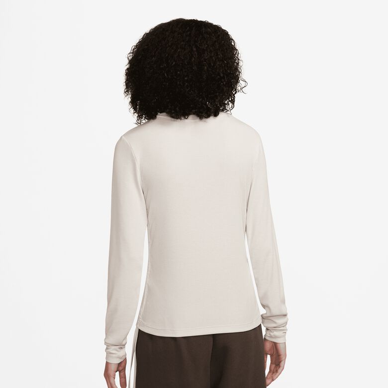 Essentiële sportkleding: geribde longsleeve crop top
