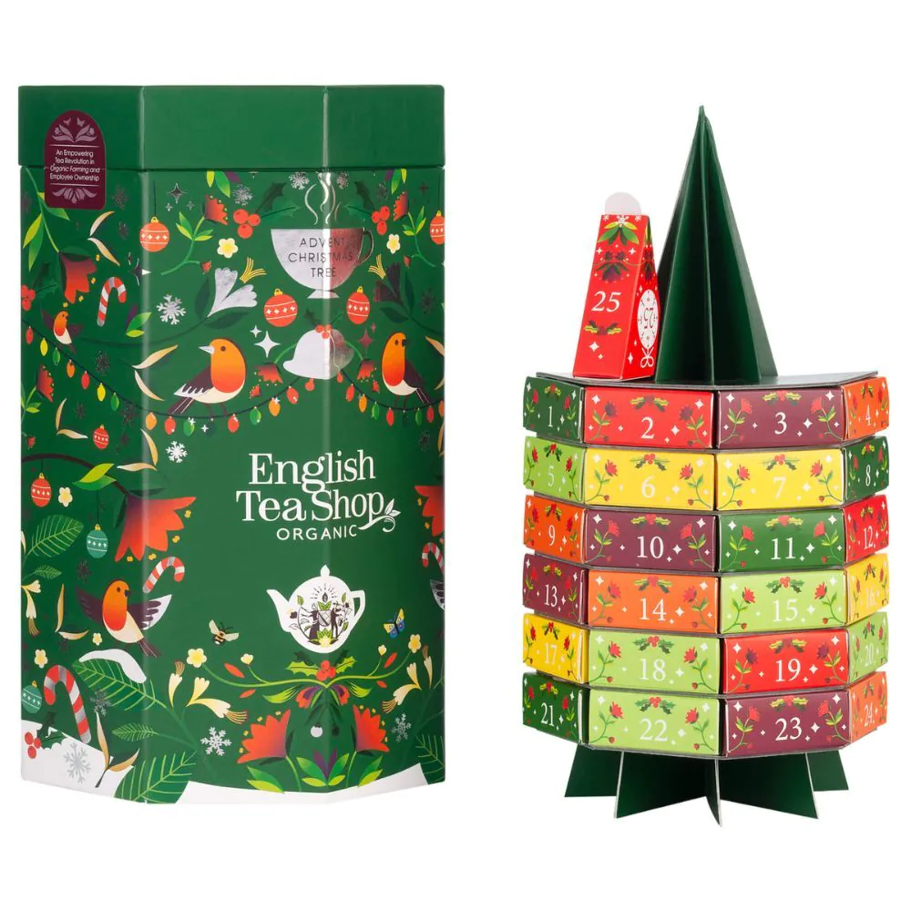 English Tea Shop Advent Calendar Treee, herbata bio 25 saszetek