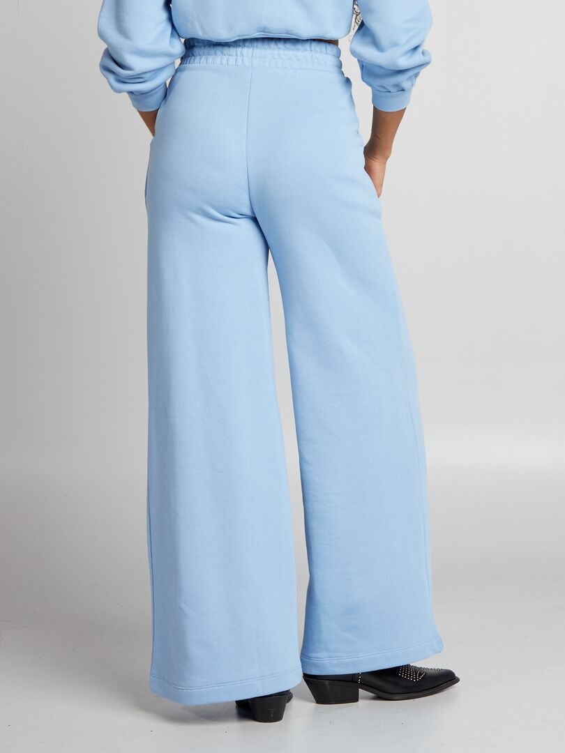 Fleece joggingbroek - BLAUW
