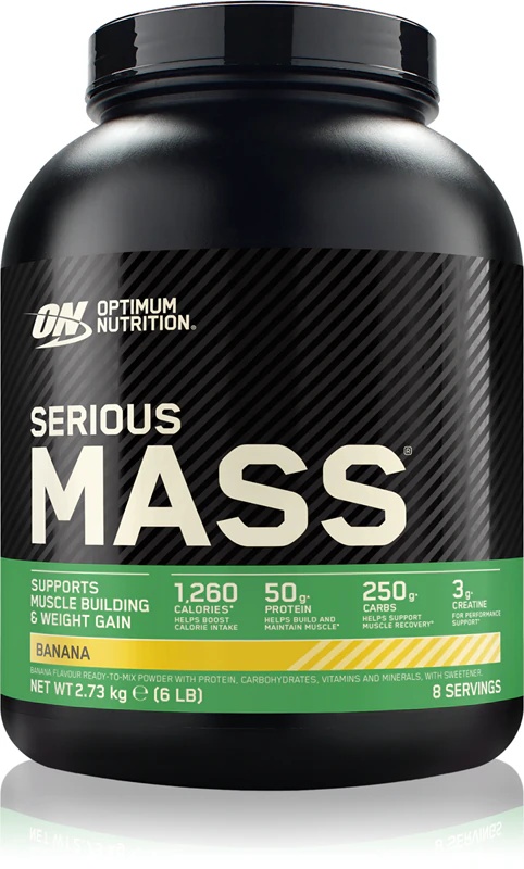 Optimum Nutrition Serious MASS beljakovinski prehranski dodatek za povečanje mišične mase