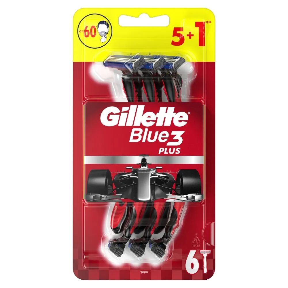 Gillette Maszynki do Golenia Blue3 Red 5+