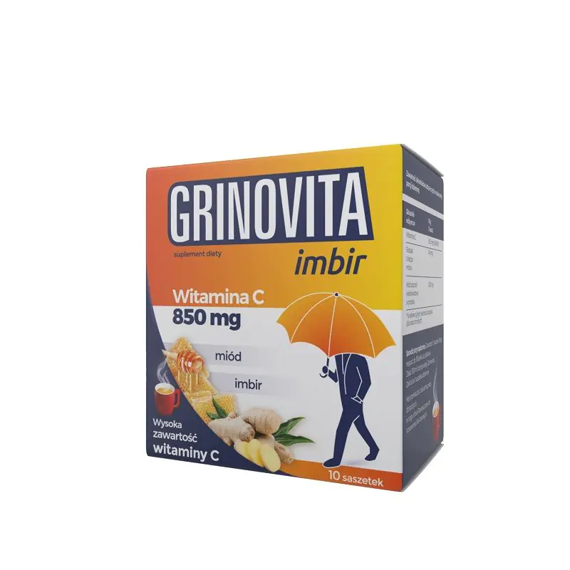 Grinovita Imbir proszek do rozpuszczenia saszetki