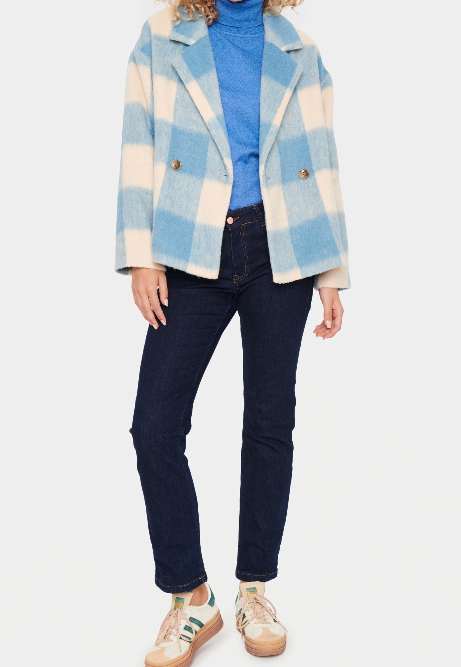 Saint Tropez gaišā jaka - gaiši zila