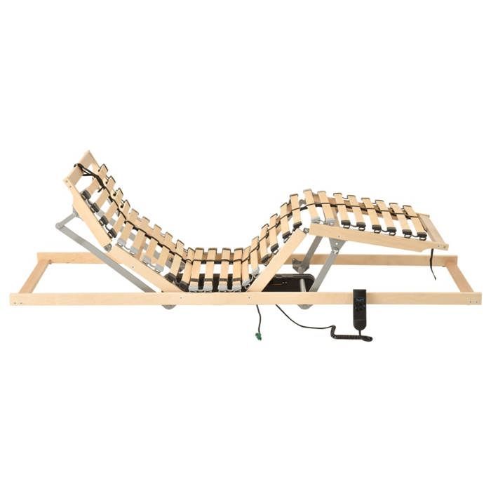 Base de cama eléctrica de láminas vidaXL con 28 láminas, 7 zonas, estructura de cama, dormitorio, hogar 321823