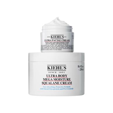 Kiehl's Pack Ultra Κρέμα Προσώπου Σώματος με Κρέμα Σκουαλάνης σετ δώρου για ενυδάτωση προσώπου και σώματος 1 τεμάχιο 1 τεμάχιο