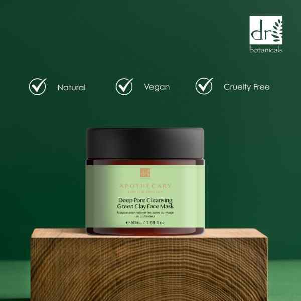 Dr. Botanicals Deep Pore Clay Pleťová maska, dvojité balenie 2 x 50 ml
