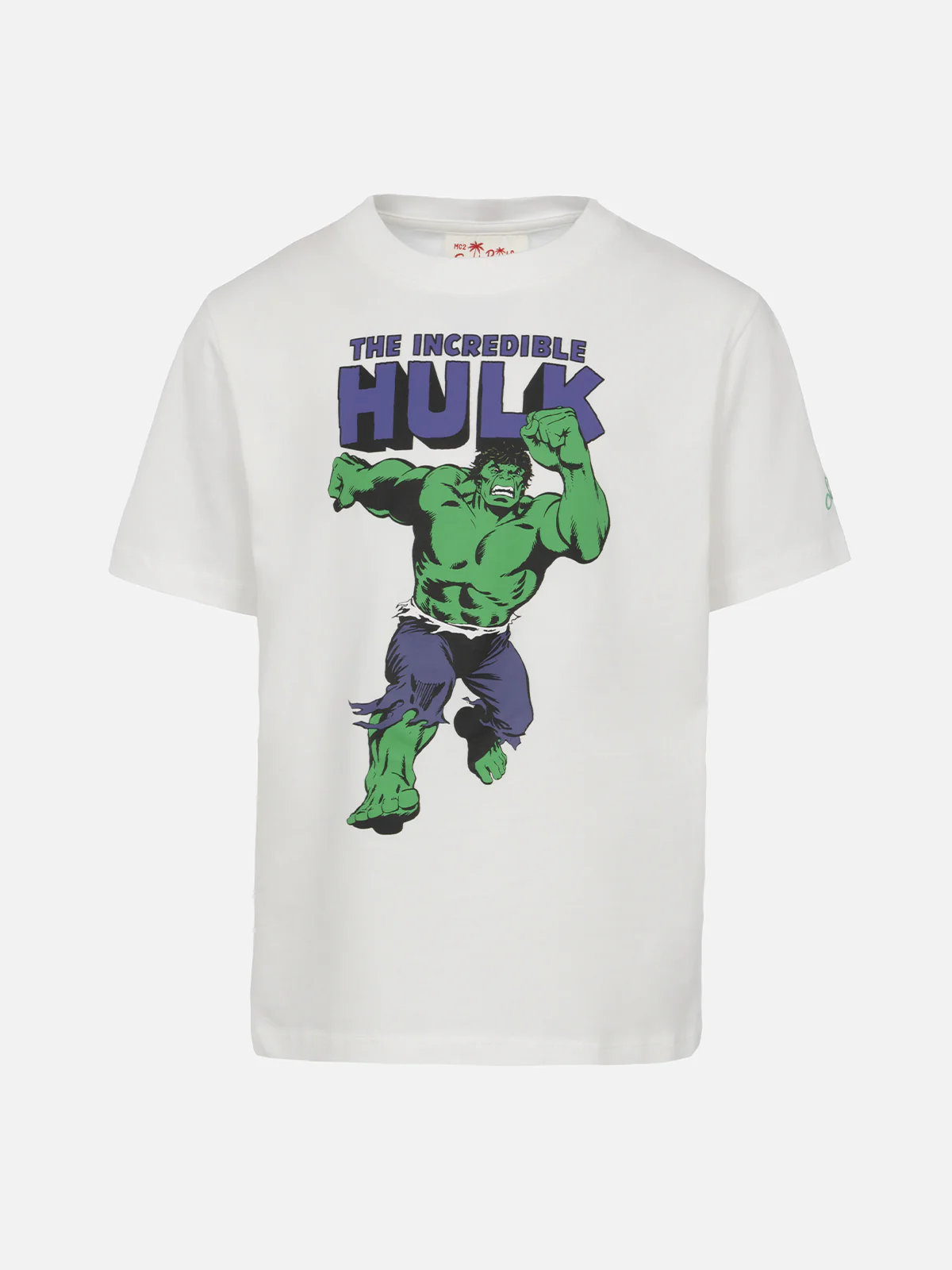 T-shirt da bambino in cotone con stampa Hulk | EDIZIONE SPECIALE MARVE