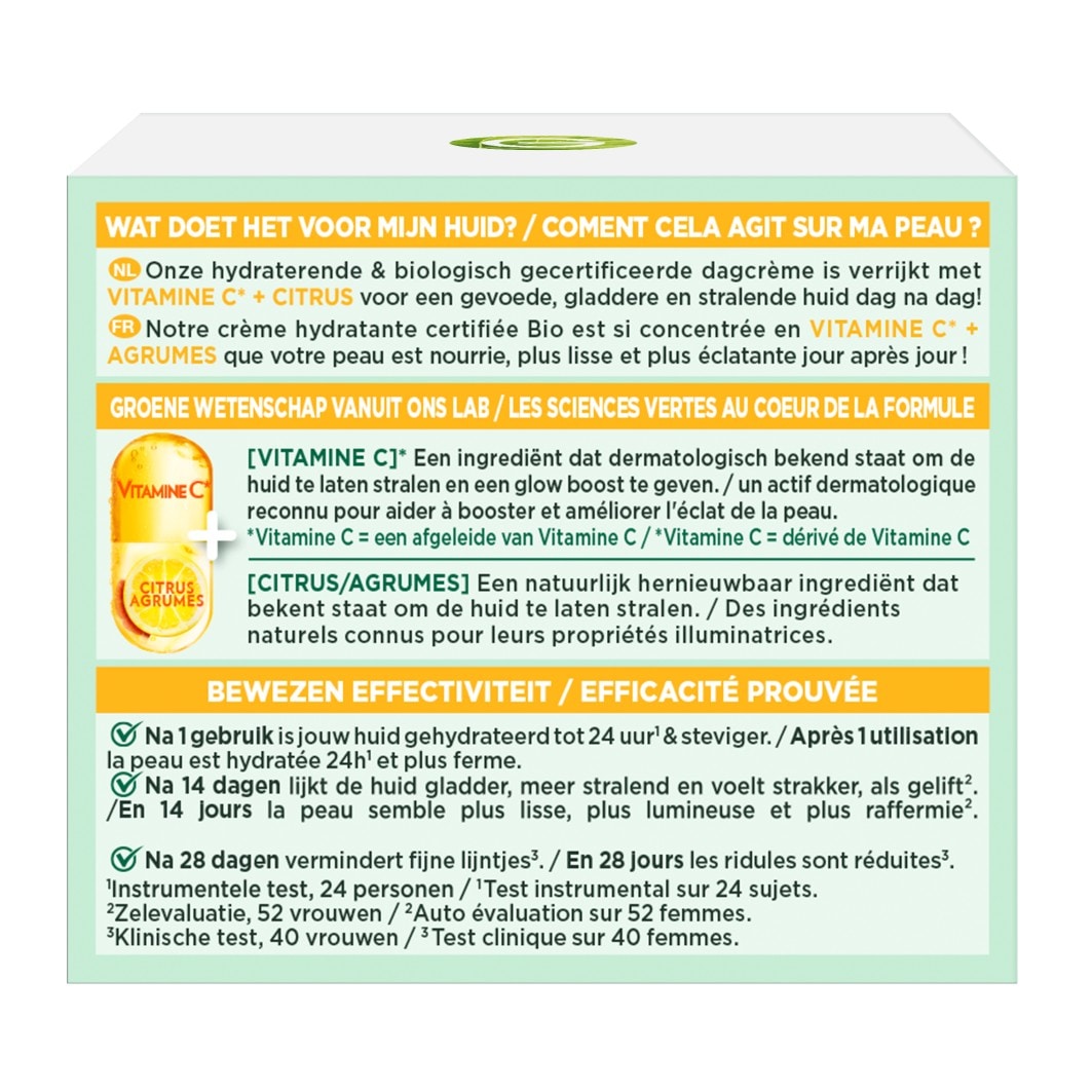 Creme de dia Garnier com vitamina C* - 50 ml