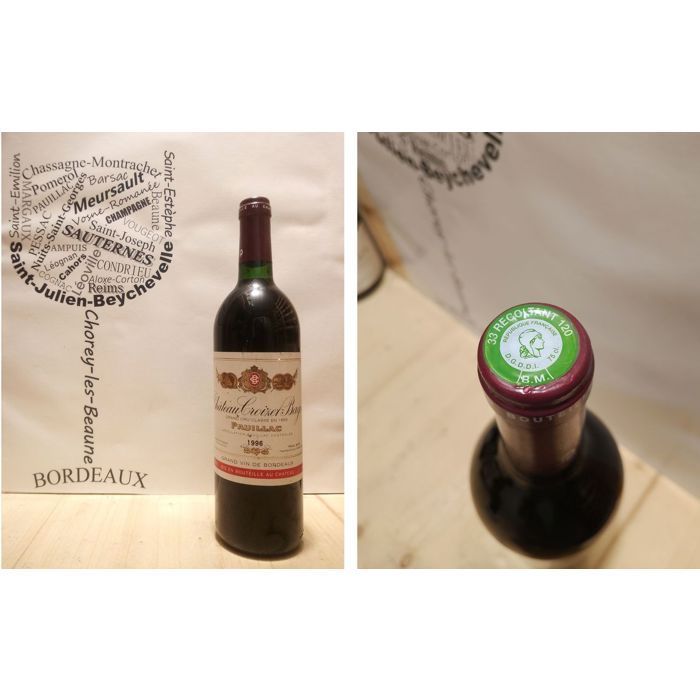 Château Croizet Bages 1996 - Pauillac - 5.º Cru Classé - 75 cl - Vino tinto