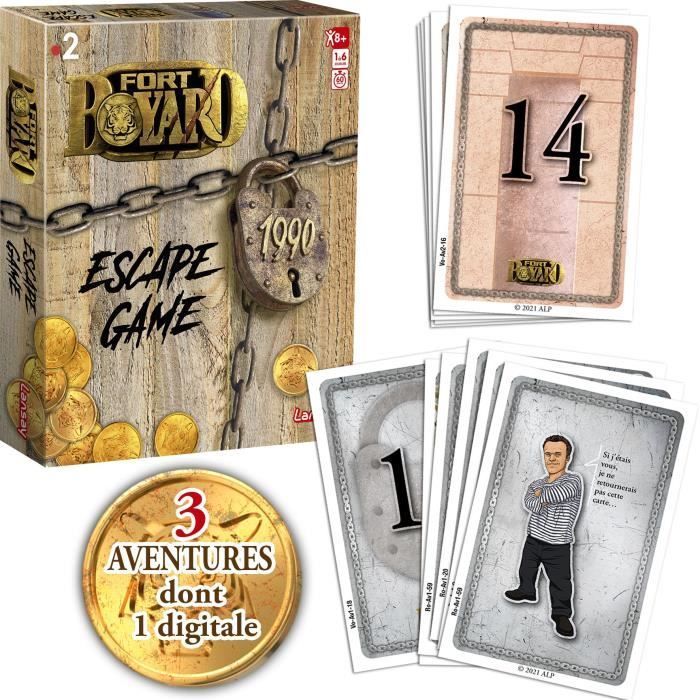 LANSAY - FORT BOYARD® - ESCAPE GAME - Jeu de société - 2 à 6 joueurs - Dès 8 ans