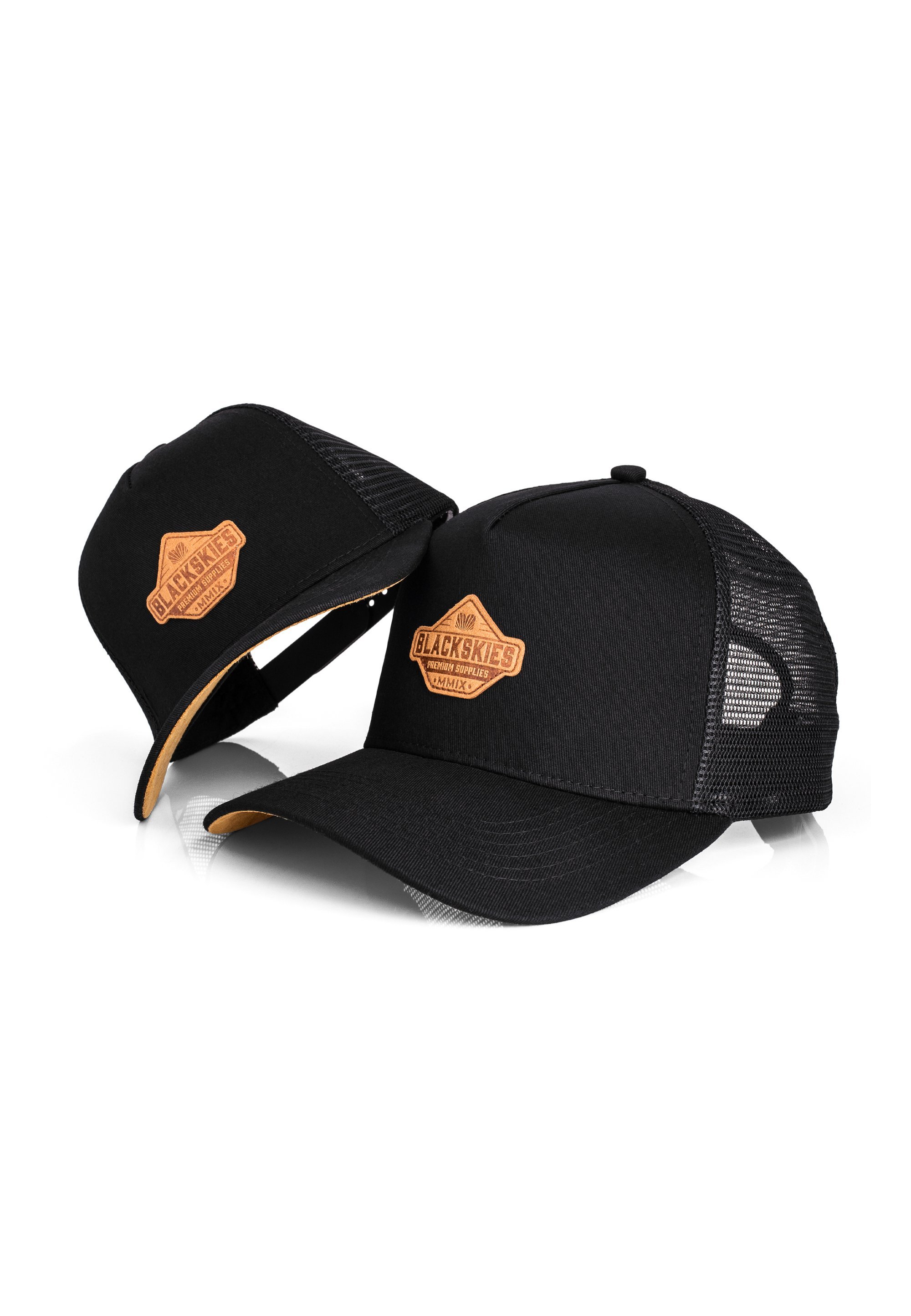 Blackskies Trucker-Set (2er-Pack) – Kappe – schwarz