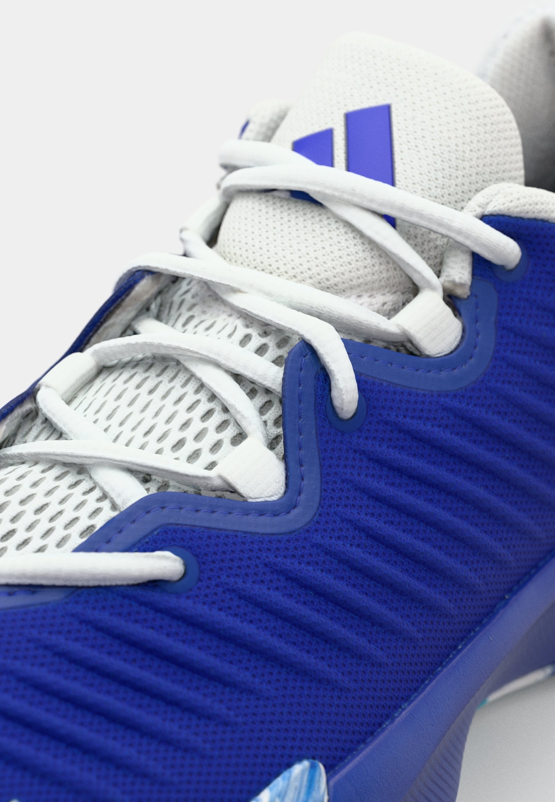 adidas Performance INITIATION - Chaussures de basketball - bleu clair/blanc/cyan clair