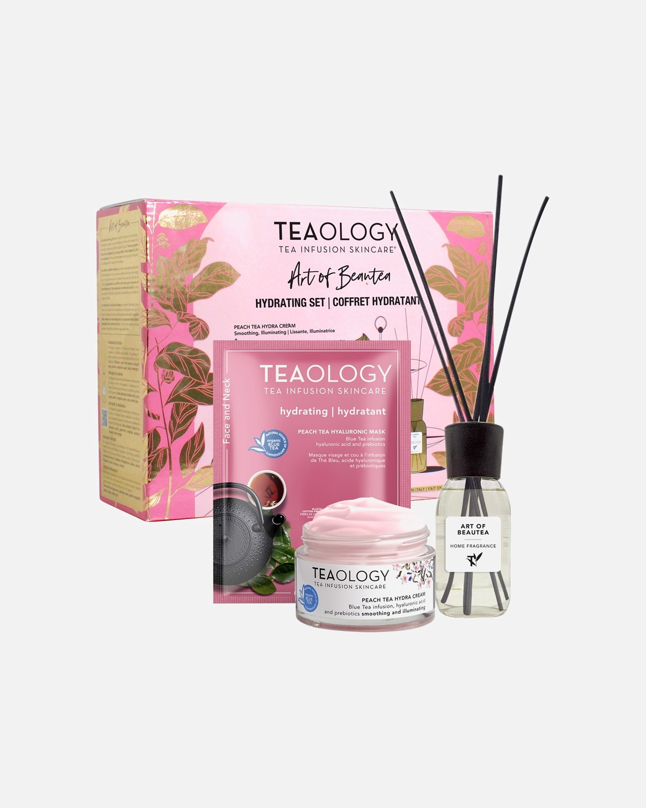 Teaology Édition limitée Kit hydratant au thé à la pêche