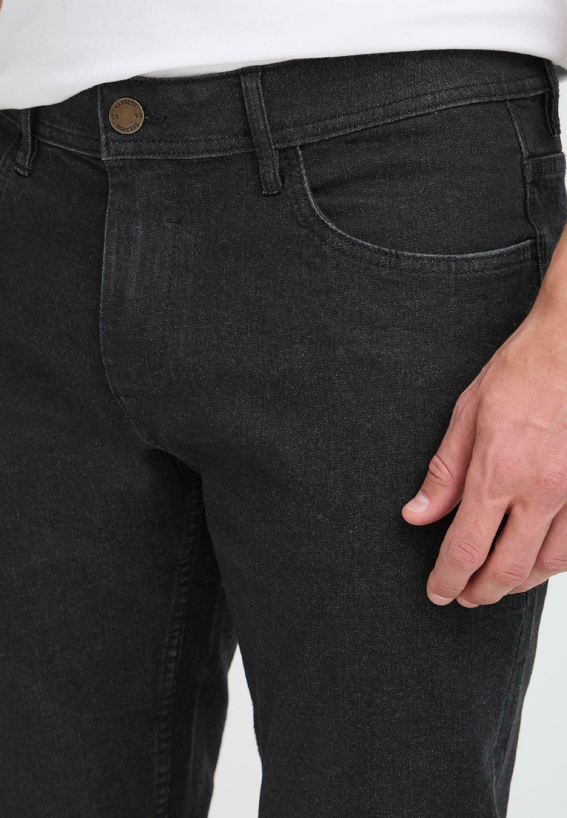Jean slim BHZILON SLIM FIT - Denim noir