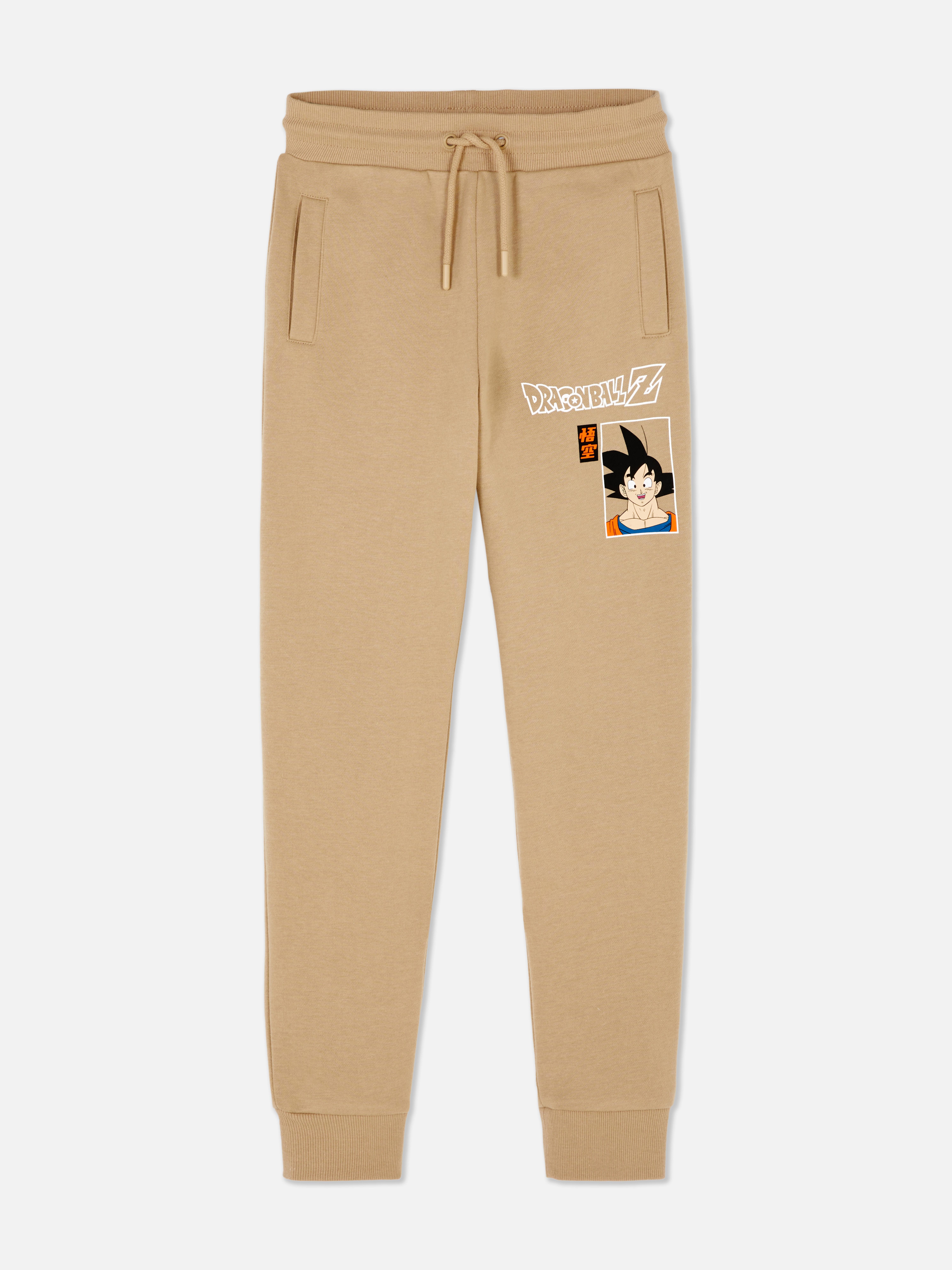 Pantaloni de jogging Dragon Ball Z O pereche de pantaloni de jogging confortabili cu șnur de strângere și imprimeu Goku