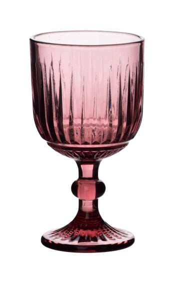 ELISE PURPLE Komplet 4 kieliszków 350ml 9x16,4cm