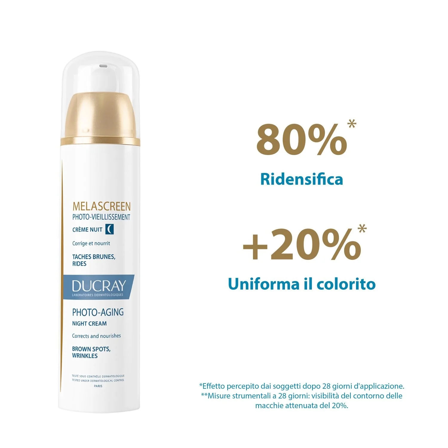 Melascreen Fotoinvecchiamento Crema notte - Tratt.notte antimacchie