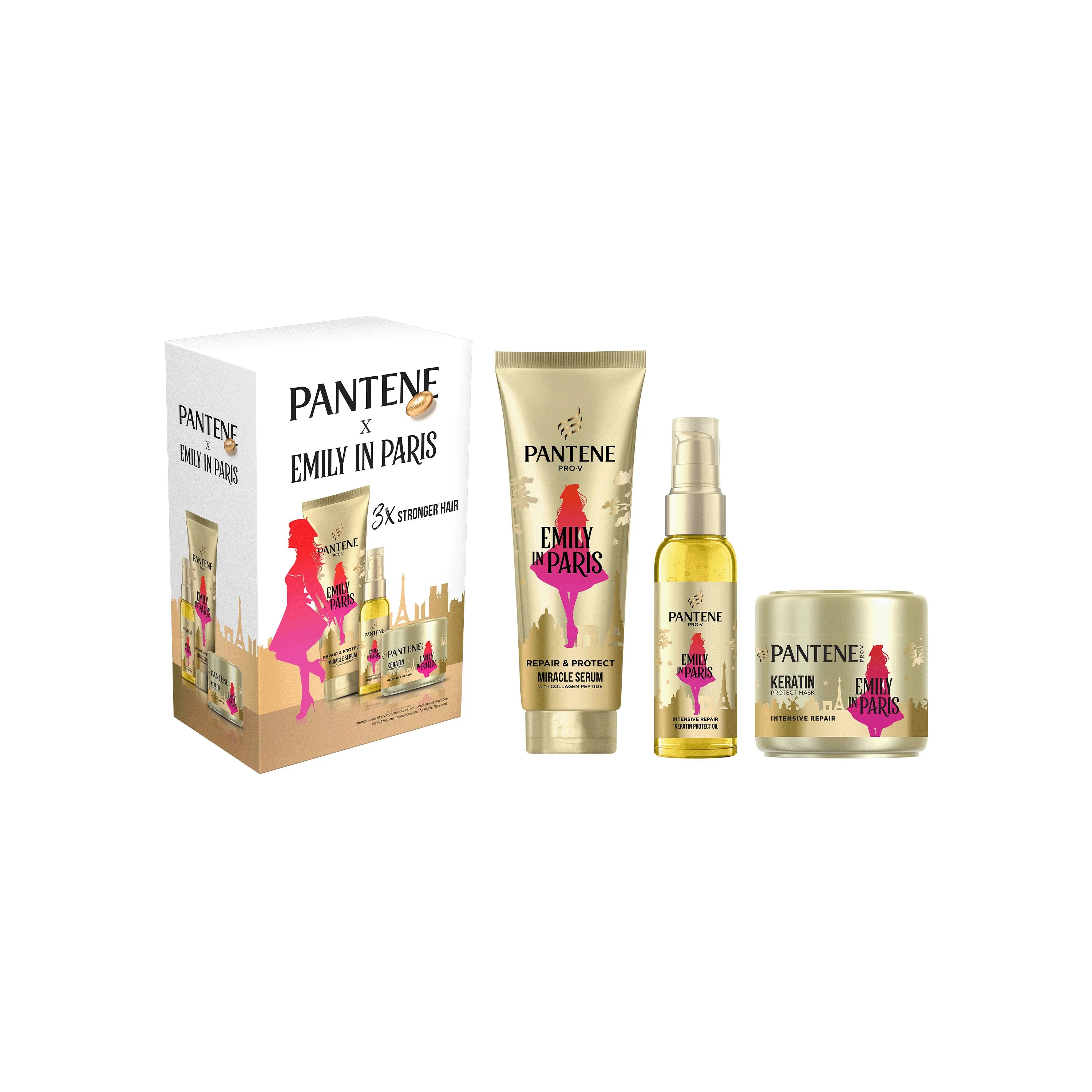 PANTENE Pantene X Emily in Paris Set voor prachtig en geregenereerd haar