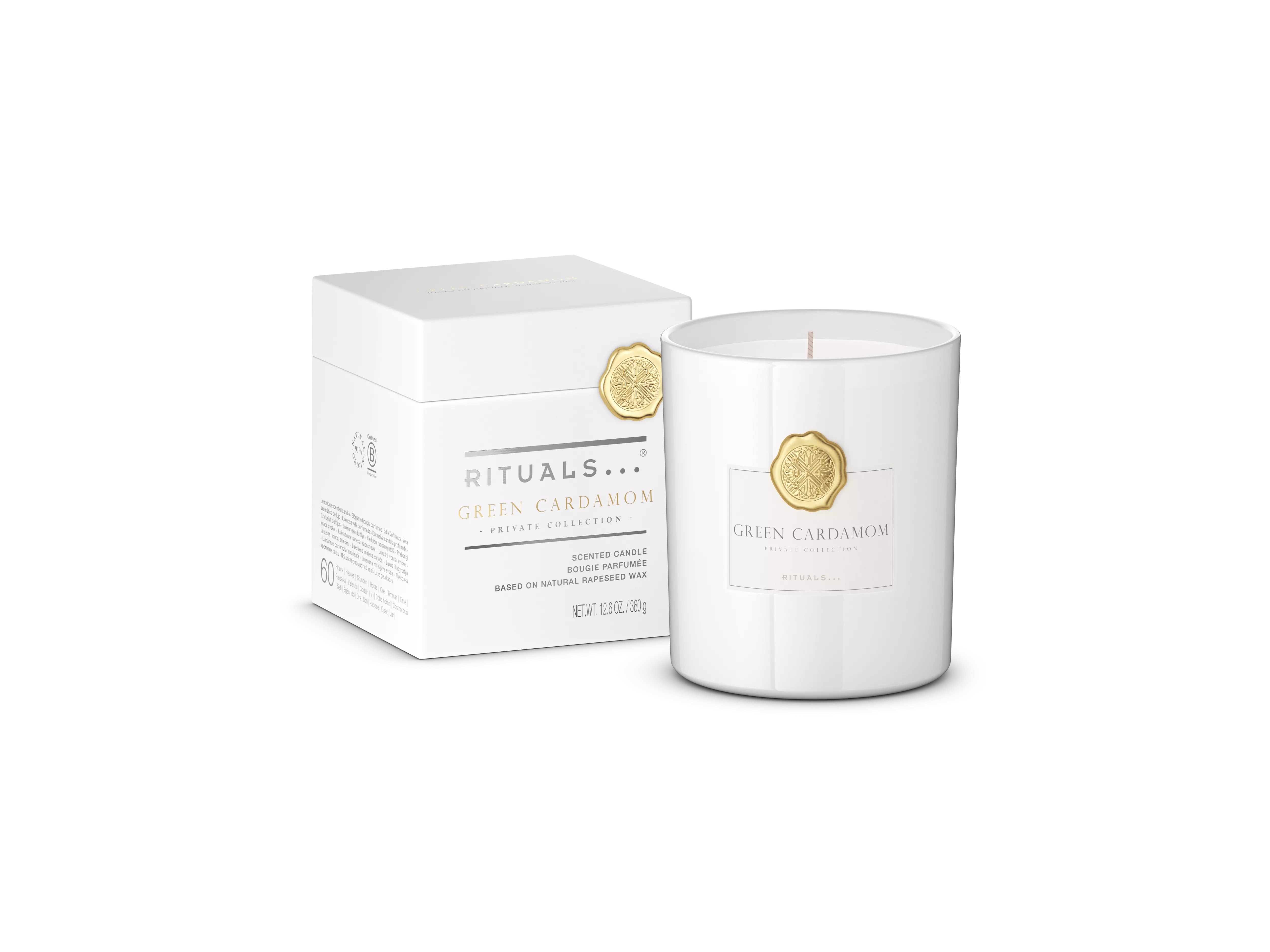 Vela aromática de cardamomo verde