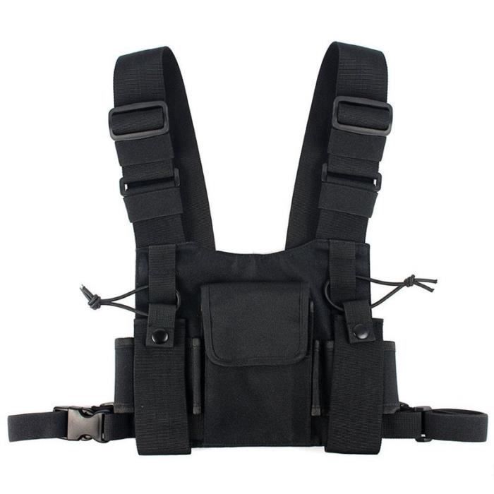 Radio tascabili, radio da petto, imbracatura per radio da petto, marsupio, custodia, gilet, custodia per ricetrasmittente.