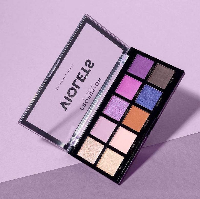 Paleta sjenila za oči Violets 10 nijansi Palete sjenila za oči i šminka