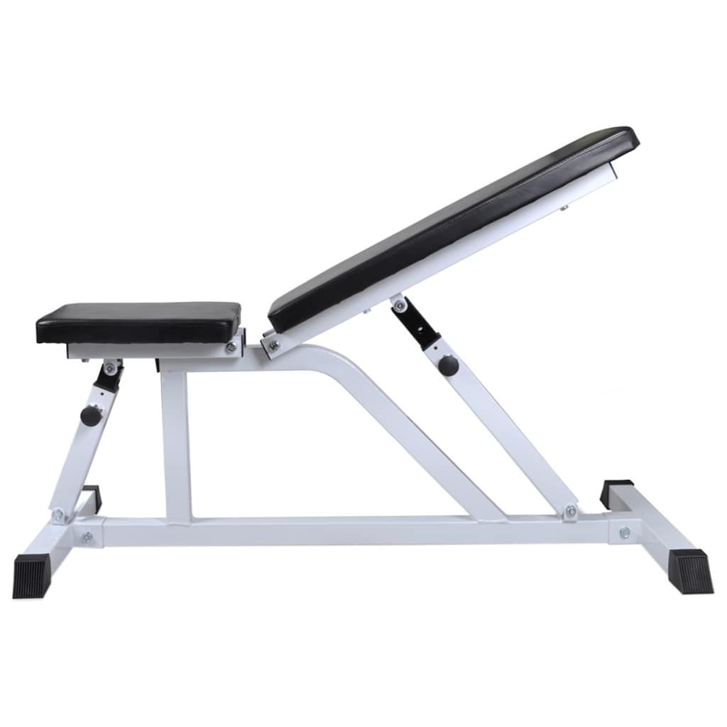 Banco De Musculación Vidaxl Con Pesas Y Mancuernas 30,5 Kg