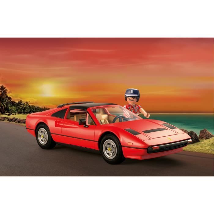 PLAYMOBIL 71343 Magnum Ferrari 308GT, Oldtimer, Erwachsene, Sammlerauto, 48 Teile