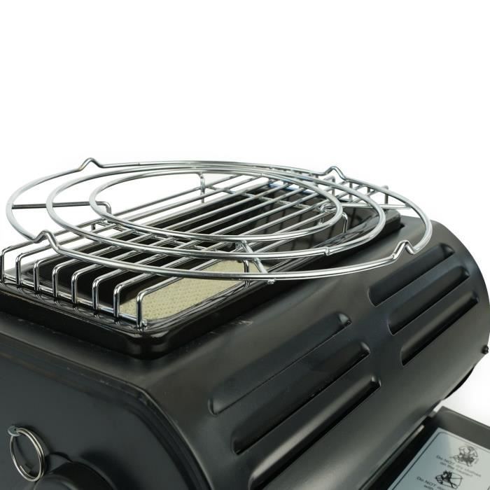 Calefactor de gas - EUROCATCH - Calefactor portátil - Regulable - Ideal para patios y camping - 4 kW