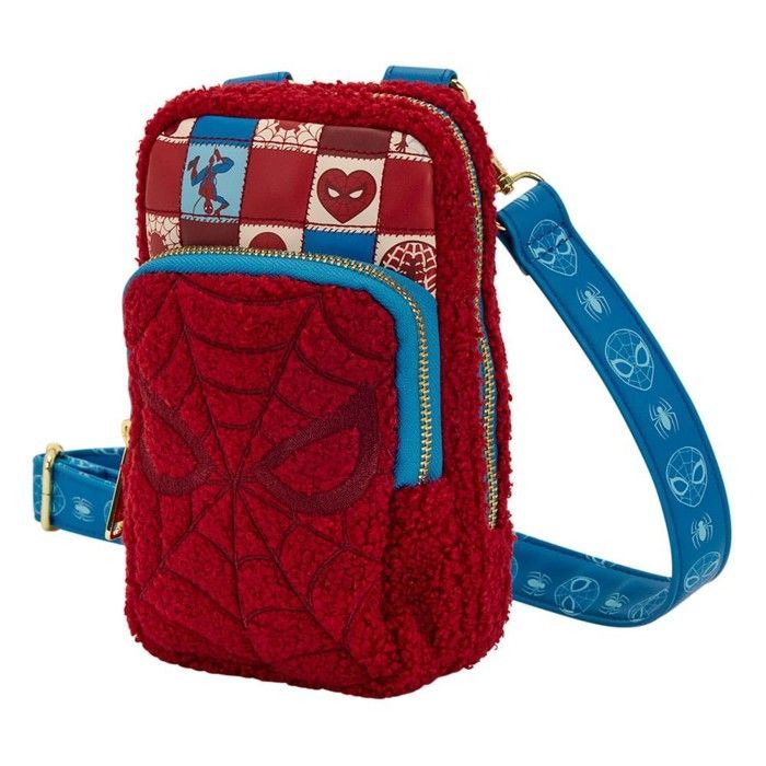 Loungefly - Marvel - Sac à bandoulière avec porte-monnaie Spider-Man Cell Phone by Loungefly