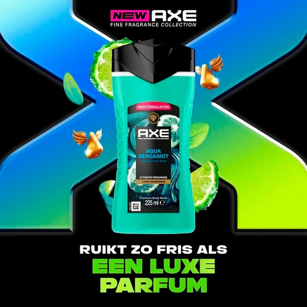 Axe Fine Fragrance Aqua Bergamot gel za tuširanje 225ml