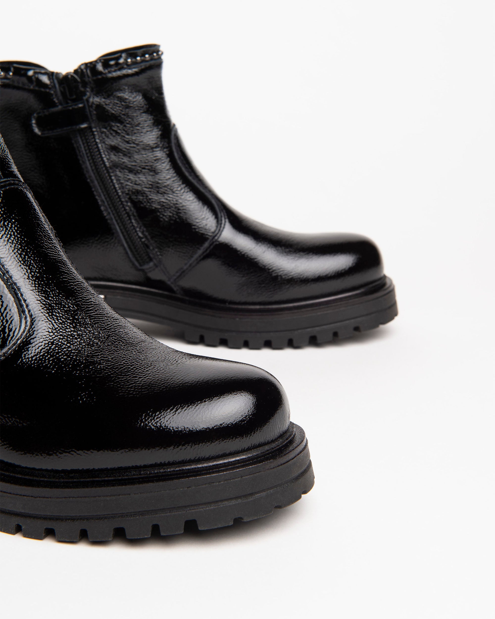  Lackleder-Ankle-Boots für Teenagerinnen