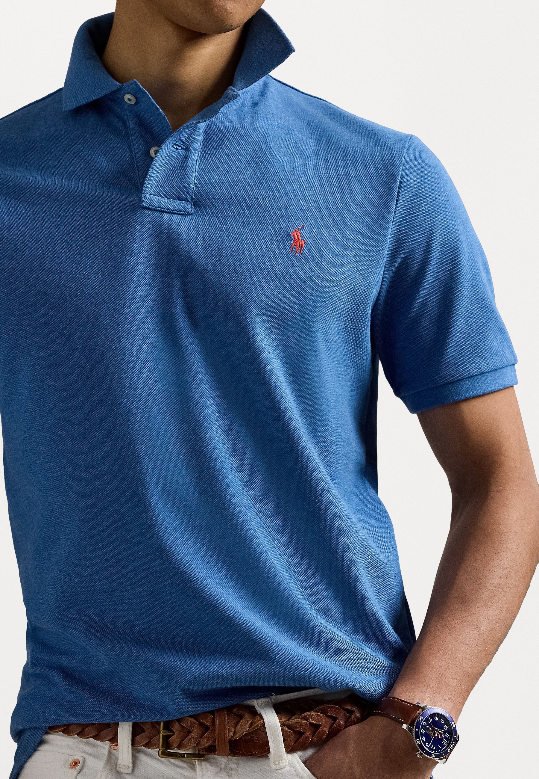 Polo Ralph Lauren Polo shirt met korte mouwen - frisse surf-heather