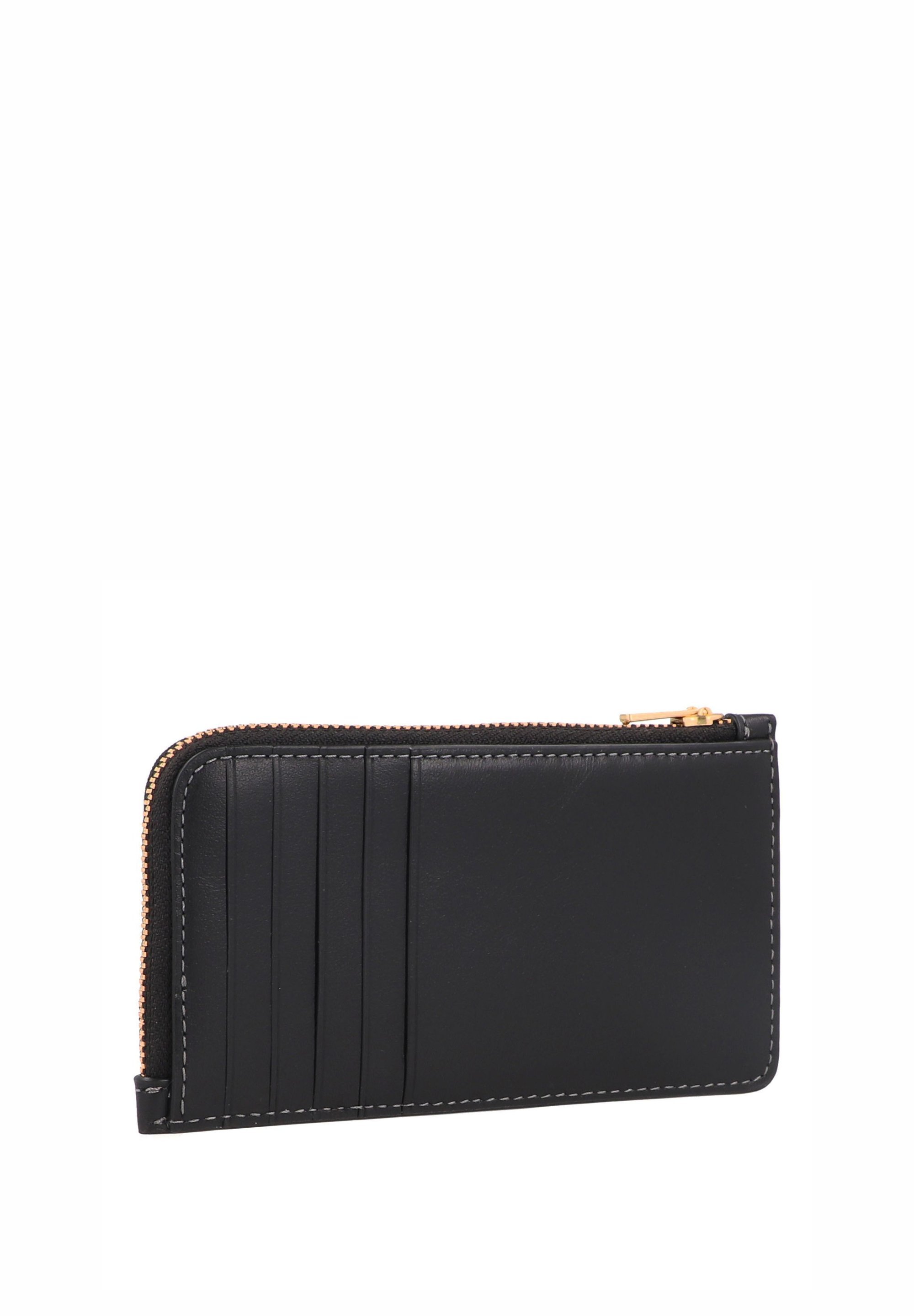 Étui à cartes zippé COACH NEW YORK - Portefeuille - Noir
