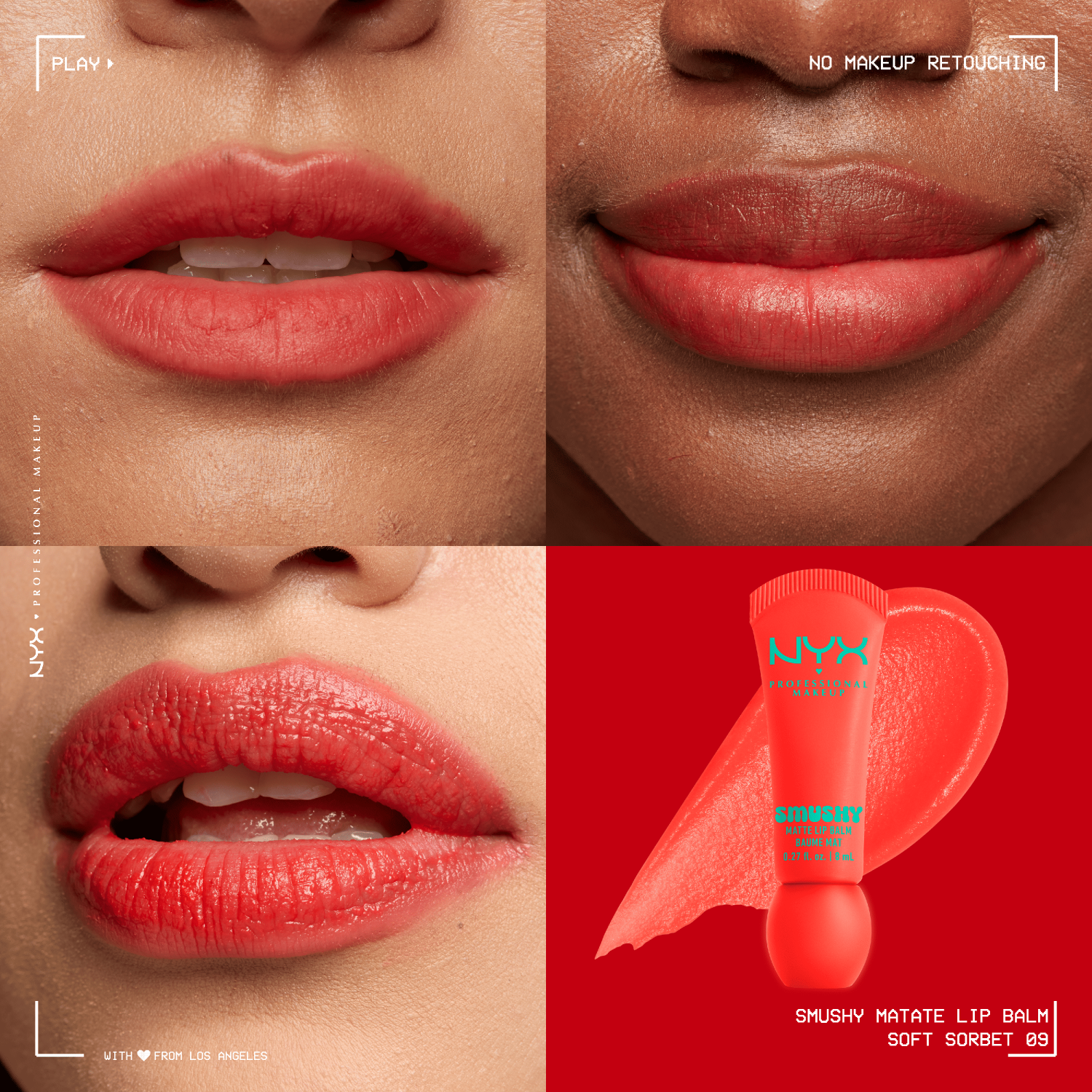 NYX Professional Makeup Leppepomade Smushy Matte Leppepomade - 8 ml