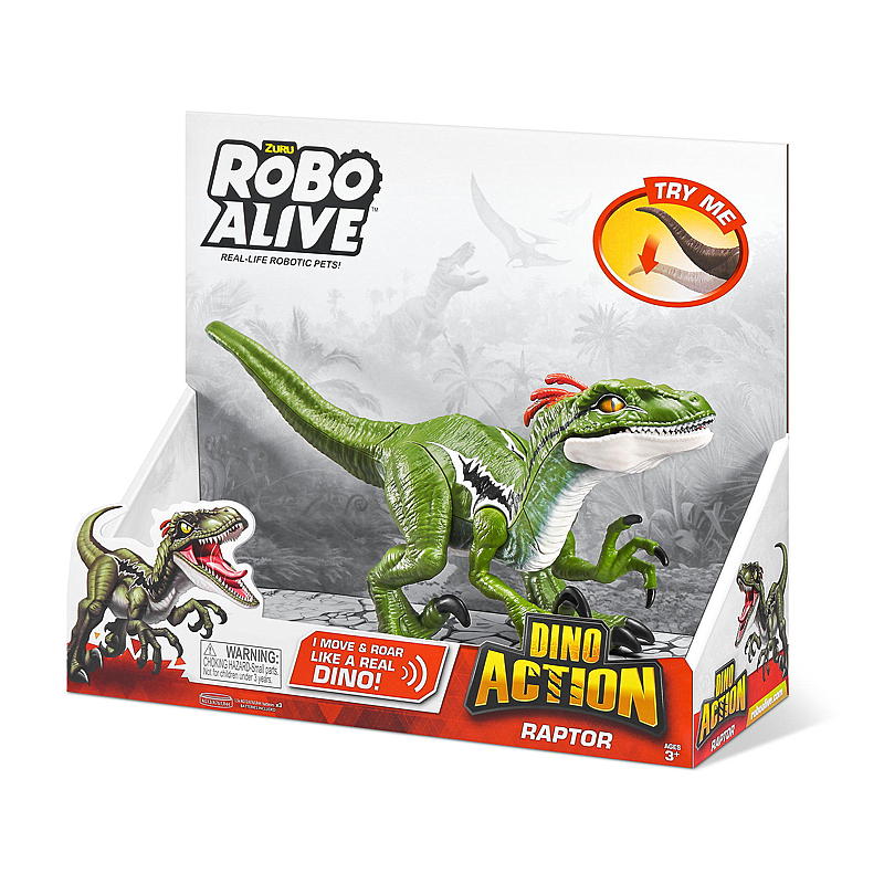 Robo Alive Dino Action Raptor, Robo Alive