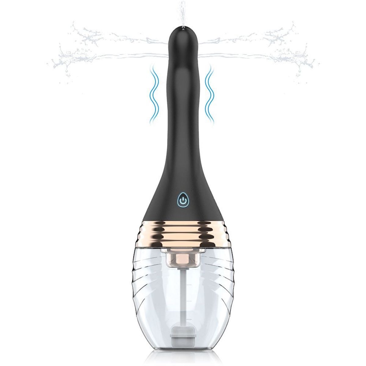 Intima Vibrator Anal Douche Wibracyjny Spray - Czarny