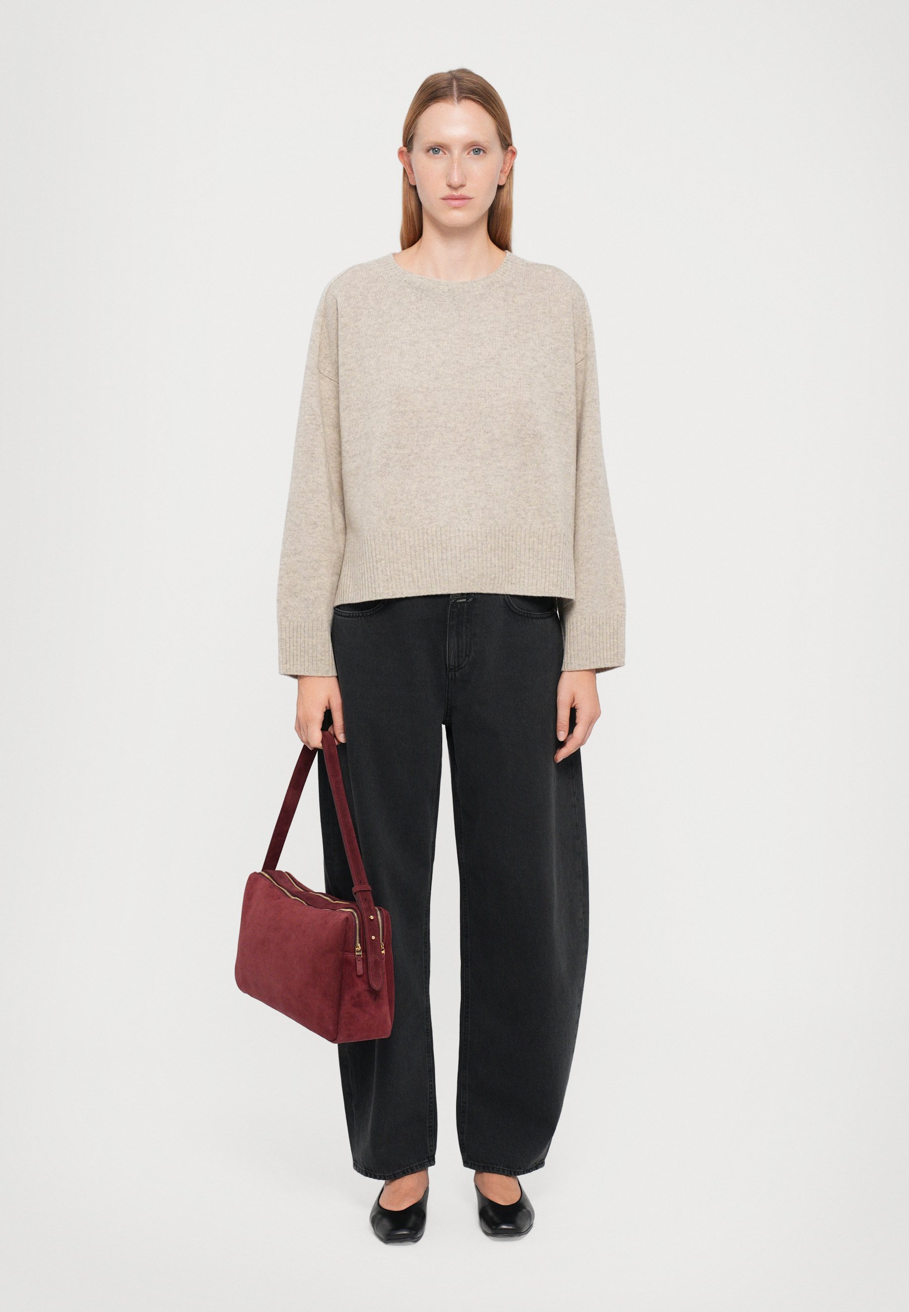 Elleme TROUSSE LARGE - Handbag - burgundy