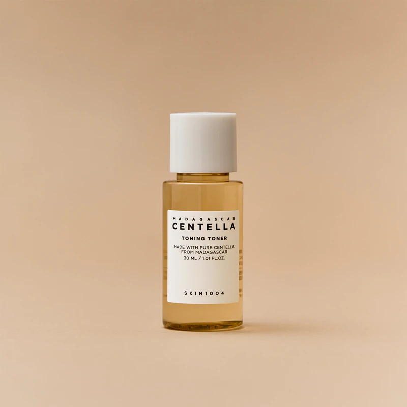 SKIN1004 Tônico Tonificante de Centella de Madagascar, tônico esfoliante suave para pele sensível.