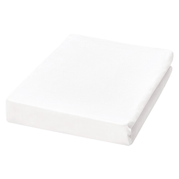 Cearșaf cu fermoar din flanel fin 140-150 x 200 cm, alb