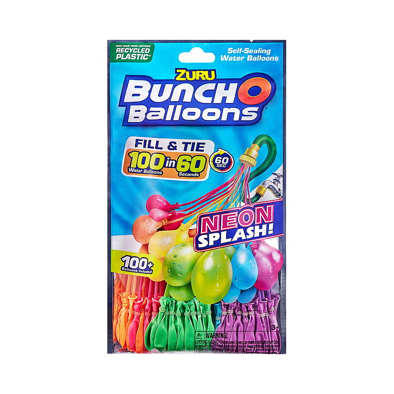 Bunch O' Ballons Waterballonnen 100-pack Bunch O' Ballons Neon Splash