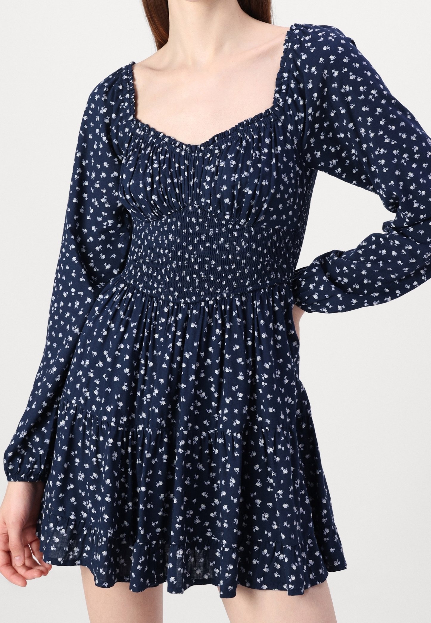 Denní šaty Hollister Co. - tmavě modrá
