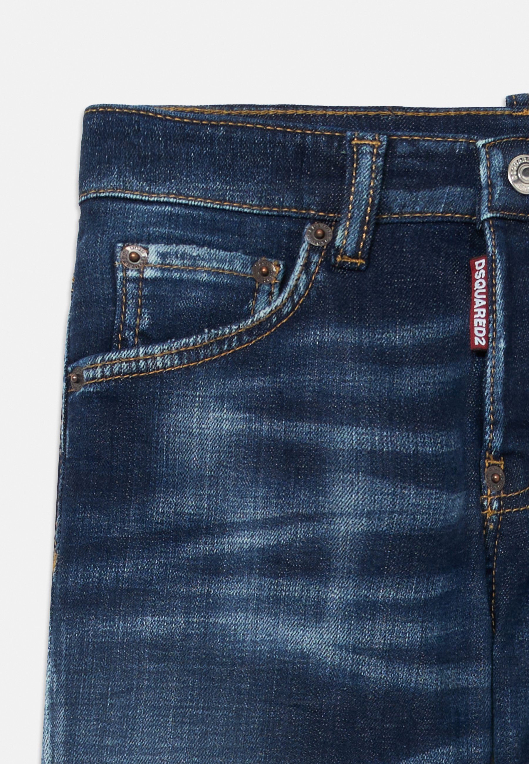 Dsquared2 STANISLAV - Rechte jeans - blauwe denim