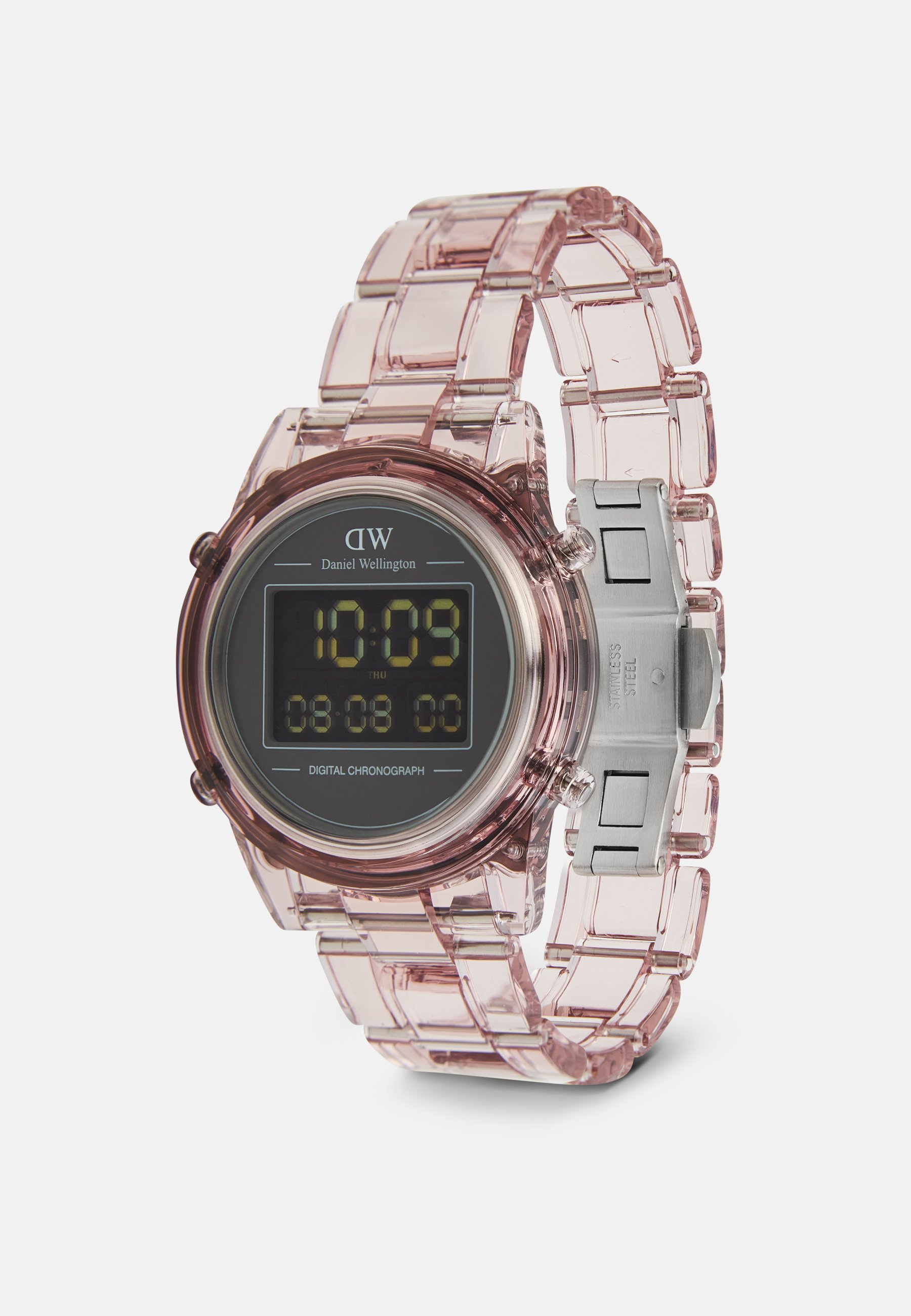 Daniel Wellington RETRO - Digitaal horloge - donkerroze