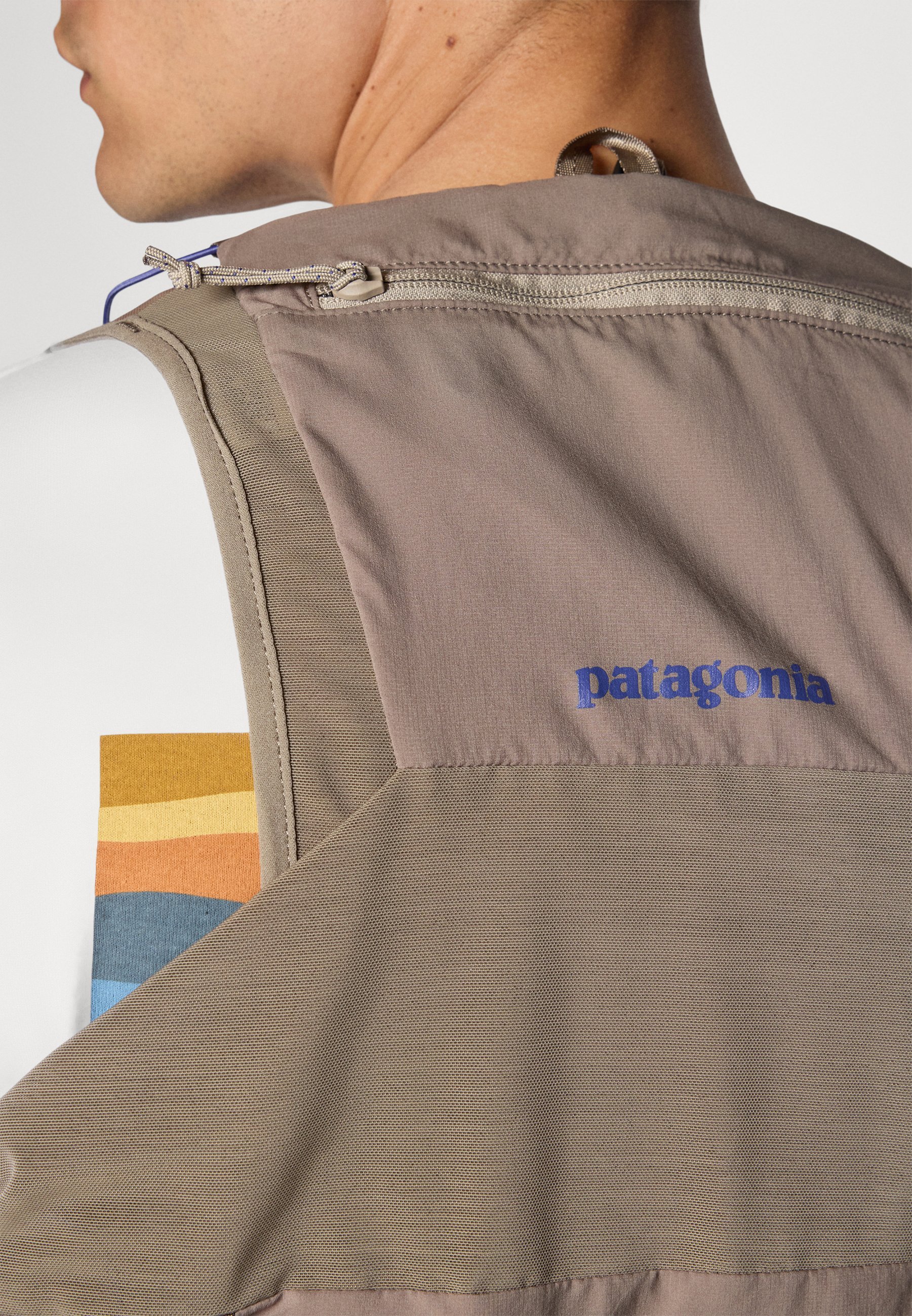 Gilet Patagonia SLOPE RUNNER - Gris oiseau marin