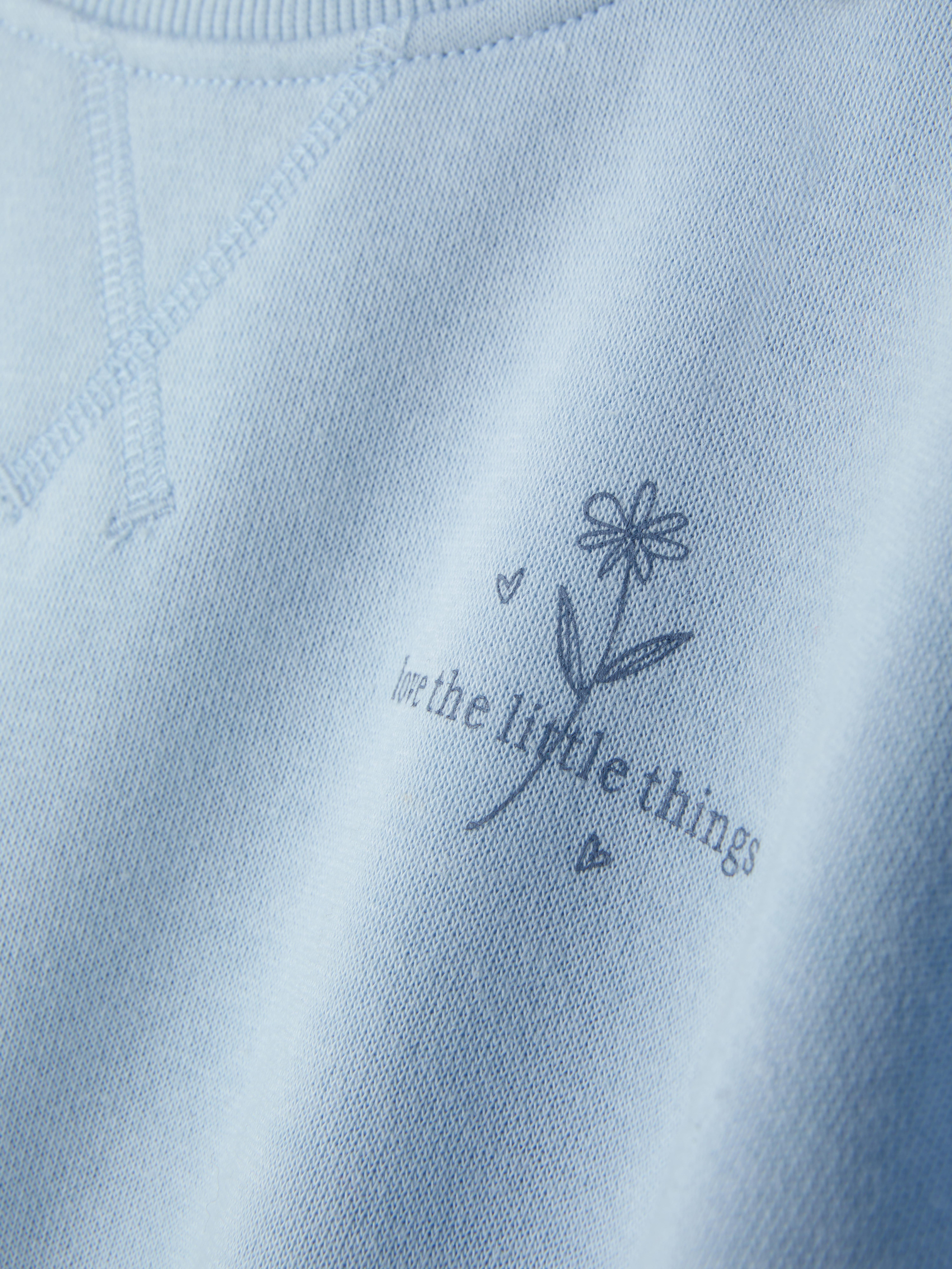 Bedrucktes Sweatshirt mit Rundhalsausschnitt. Dieses Sweatshirt ist total süß.